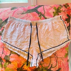victoria's secret y2k vintage 2000s light pink lounge pajama shorts